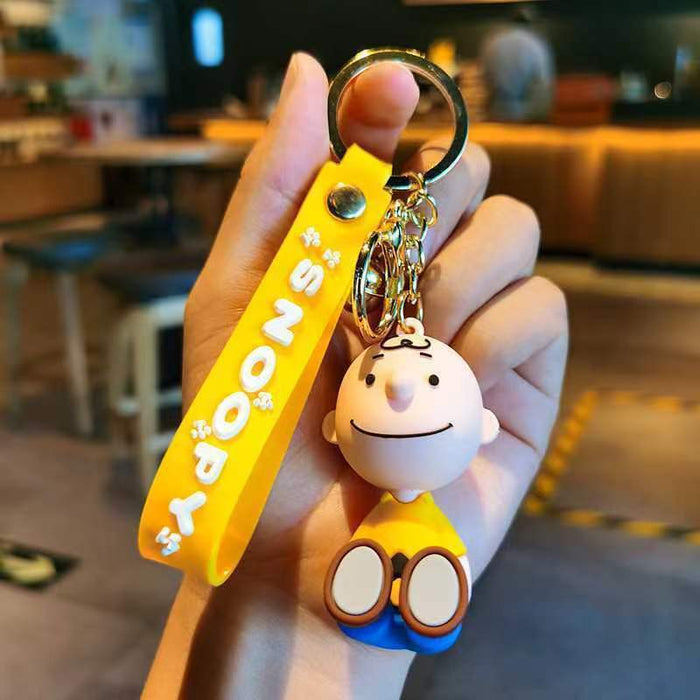 Wholesale Cartoon Doll Silicone Keychain JDC-KC-HongSheng005