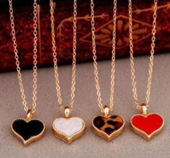 Wholesale Clover Heart necklace clavicle chain necklace