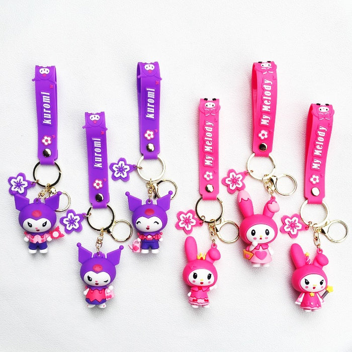 Wholesale PVC Cartoon Doll Keychain JDC-KC-WuYi181