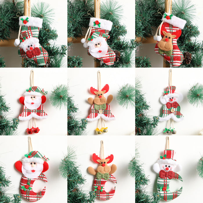 Wholesale Christmas decoration pendant  door hanging ornament Christmas holiday decoration pendant hanging ornament