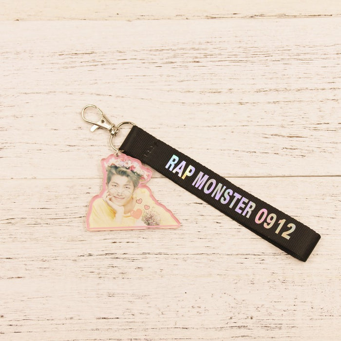 Wholesale Leather Name Tag Lanyard Keychain JDC-KC-HanTian018