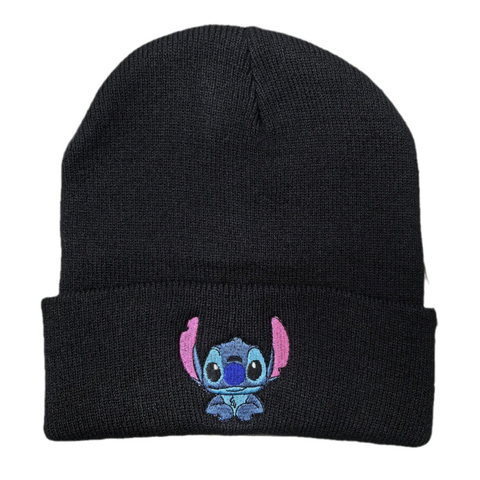 Wholesale Cartoon Embroidery Acrylic Warm Knitted Wool Hat JDC-FH-BoD013