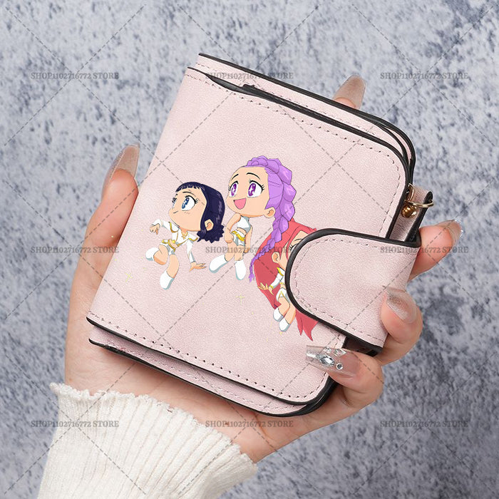 Wholesale Cute Devil Hunter PU Wallet For Women Card Holder Coin Purse Youth Campus Fashion Accessory