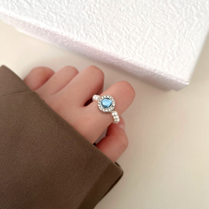 Wholesale Pearl necklace light luxury niche collarbone chain pearl earring necklace set combination