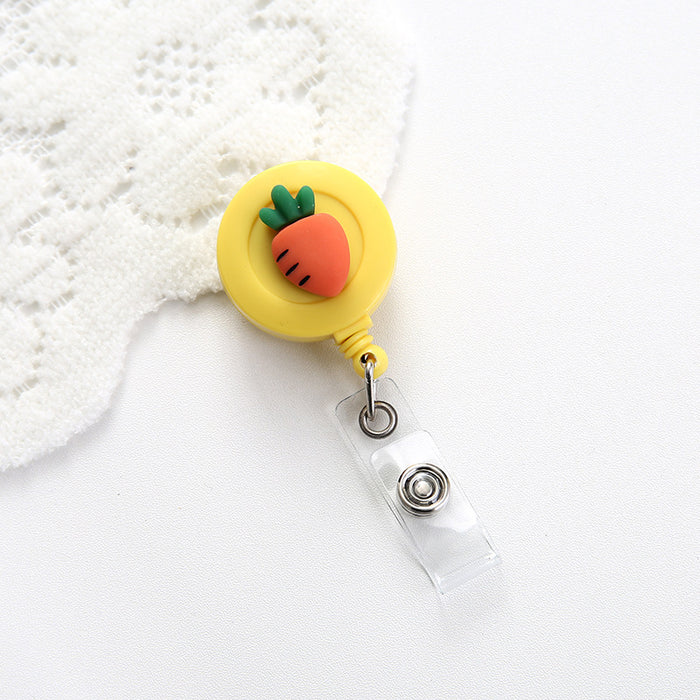 Wholesale Cute Resin Decorative Round Easy Pull Keychain JDC-KC-GangSheng001