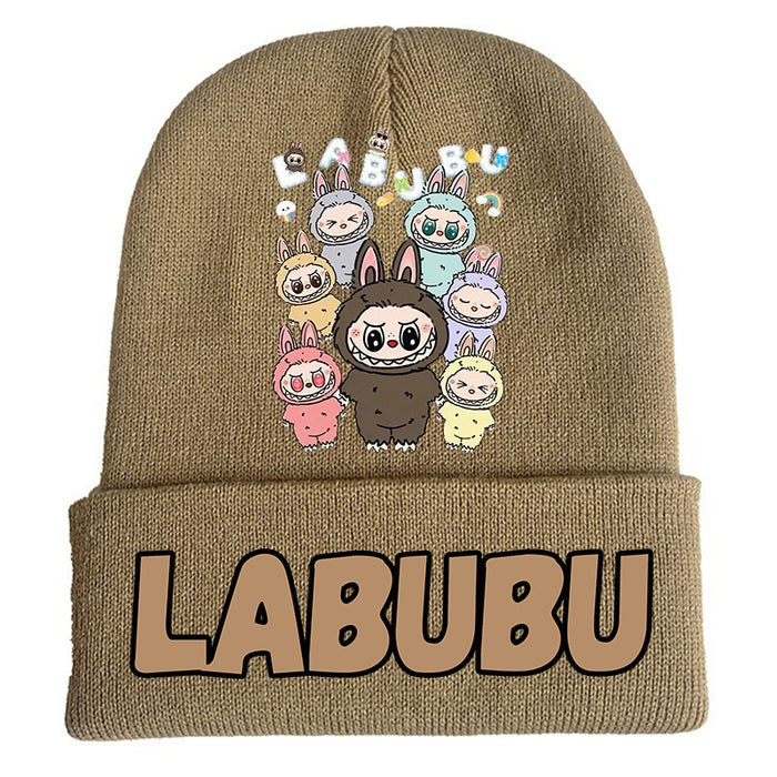 Wholesale Anime cartoon woolen hat knitted hat pullover outdoor warm