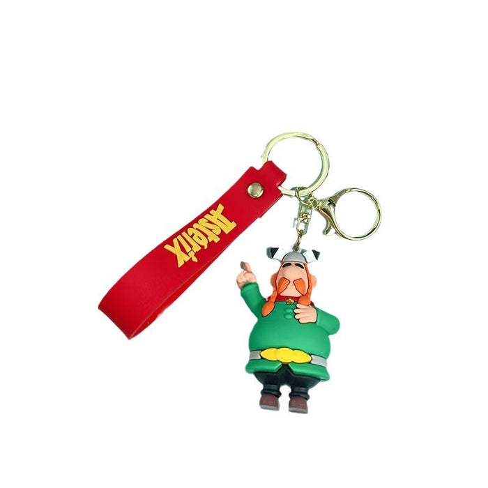 Wholesale Cute cartoon character keychain made of PVC material