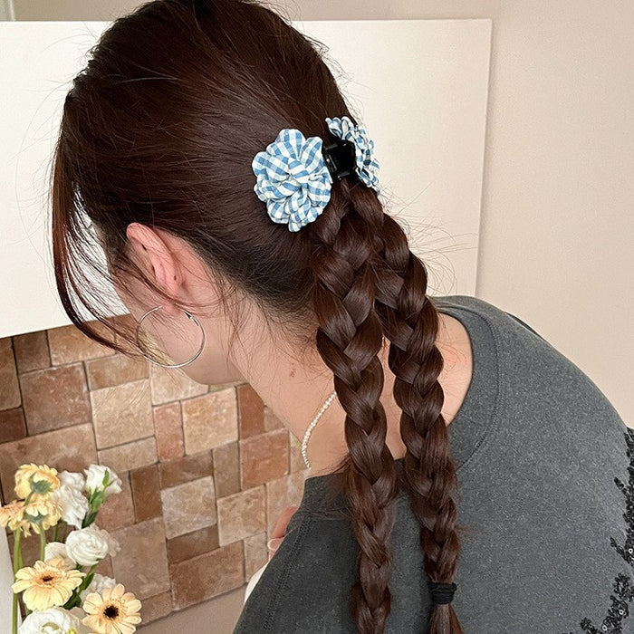 Wholesale Flower Gripper New Fabric Fashion Back of the Head