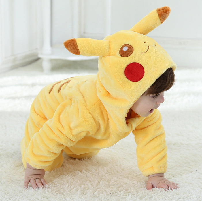 Wholesale Flannel Pikachu Baby Clothes JDC-BC-JTW001