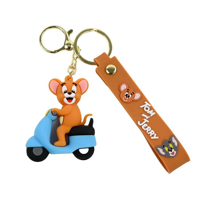 Wholesale PVC Cartoon Doll Keychain JDC-KC-BaoDou011