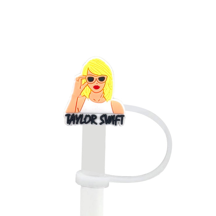 Wholesale of 10pcs/pack Straws with Silicone Dust Covers JDC-SCR-ZC001
