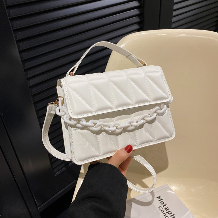 Wholesale PU Simple Diamond Crossbody Bag JDC-SD-MingShuo010