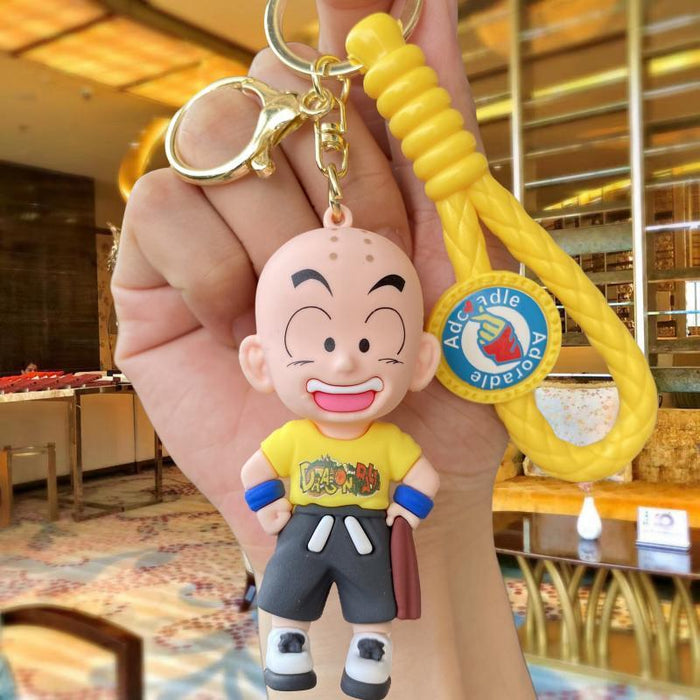 Wholesale Cartoon Silicone Doll Keychain JDC-KC-MingT248