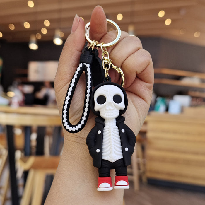 Wholesale Cartoon Silicone Doll Keychain JDC-KC-ZhuoRan030