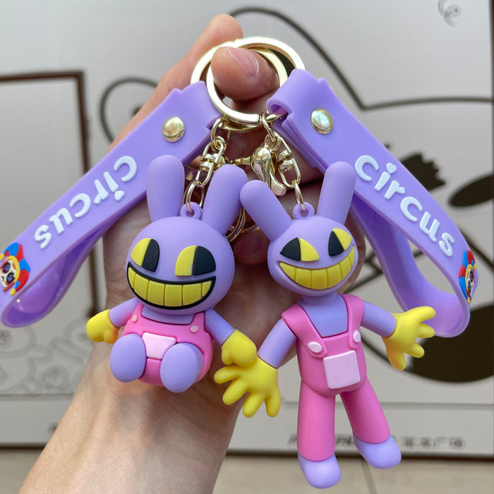 Wholesale Magical Digital Circus Keychain Doll Pendant
