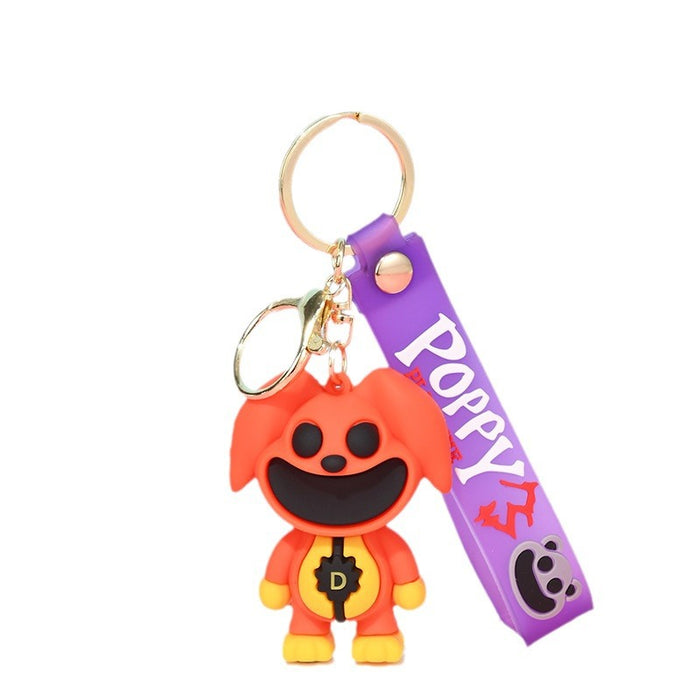 Wholesale Cartoon Doll Silicone Keychain JDC-KC-HongSheng011