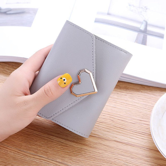 Wholesale PU Leather Short Wallet with Han Style Print Card Holder for Daily Matching
