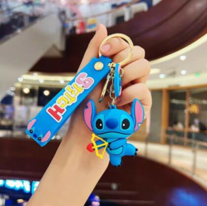 Wholesale Cartoon Doll Silicone Keychain JDC-KC-HongSheng009