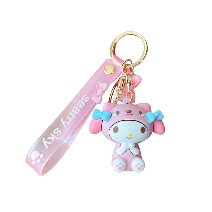 Wholesale  Cartoon Doll PVC Keychain JDC-KC-RunX004