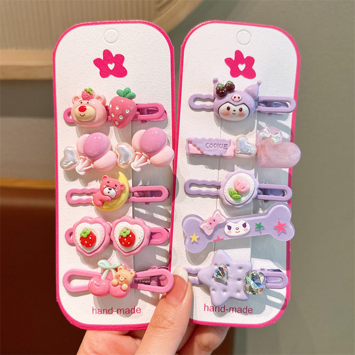Wholesale Cute Cartoon Animal Hair Clips for Kids Gift Boutique Resale Hair Accessory for Girls