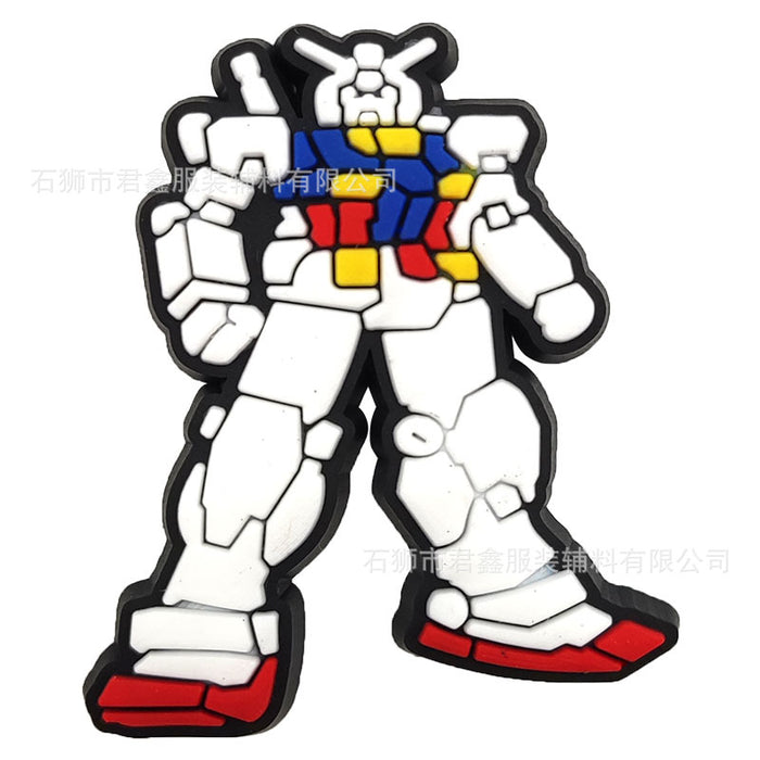 Wholesale 50pcs Cartoon Hole Shoes Buckle Decorative Buckle  Shoes Charms