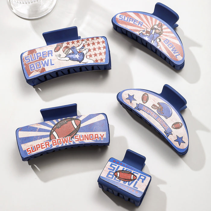 Wholesale Fashionable rugby hair accessories Hair Clips