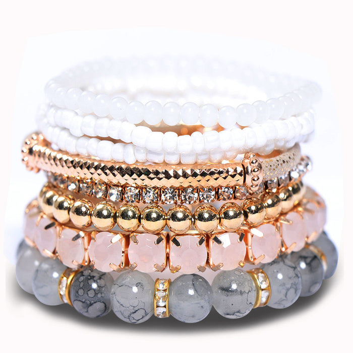 Wholesale Multi-layer Bohemian Bracelets Trendy and Creative Jewelry JDC-BT-NHong002