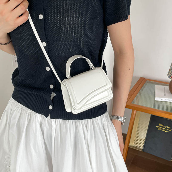 Wholesale Stylish Handbag with Sewing Thread Detail for Daily Matching Purse