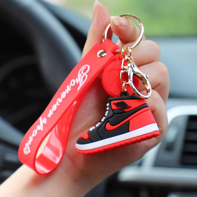 Wholesale Chic Slipper Keychain Metal Keyring Bag Charm MOQ≥2