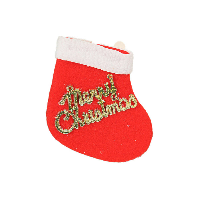 Wholesale Christmas Decoration Pendant Fabric Accessories Christmas Tree Decoration Pendant Doll Snowman Bell Pendant