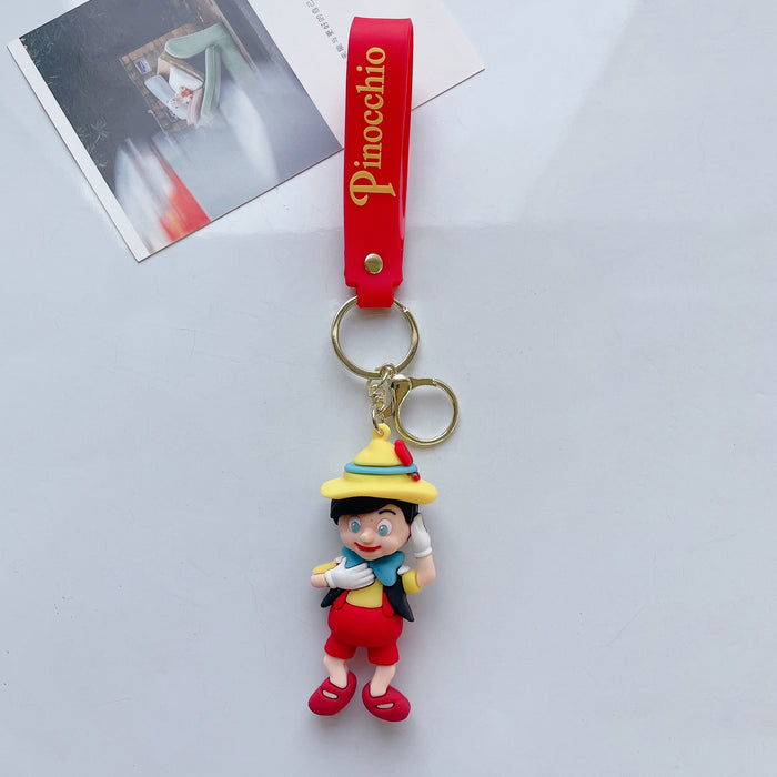 Wholesale Cartoon Doll Silicone Keychain JDC-KC-JuShu045