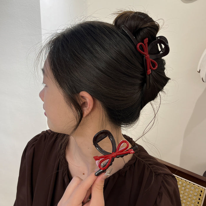 Wholesale Bow shaped back of the head clip, new style with high hair volume, shark clip hair clip and hair accessory