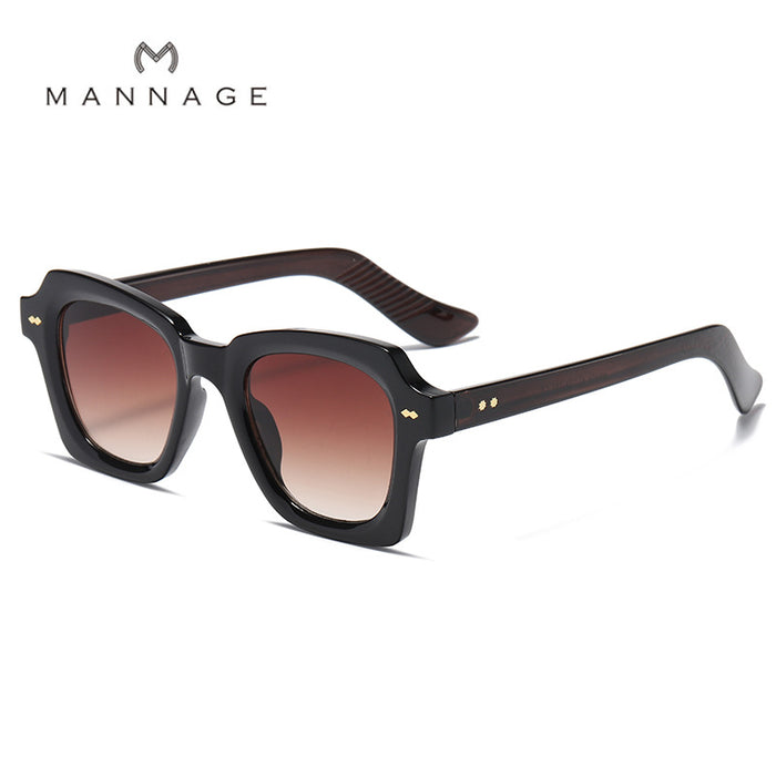 Wholesale Sunglasses PC Retro Large Frame UV Protection JDC-SG-ShengX007