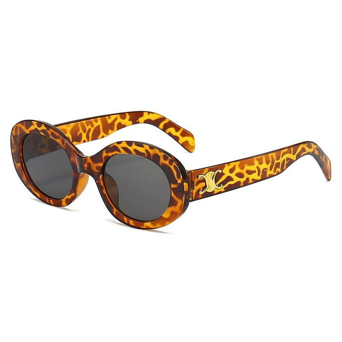 Wholesale Retro sunglasses, women's cat eyes, oval shaped, high-end, sun protection, UV protection, polarized sunglasses