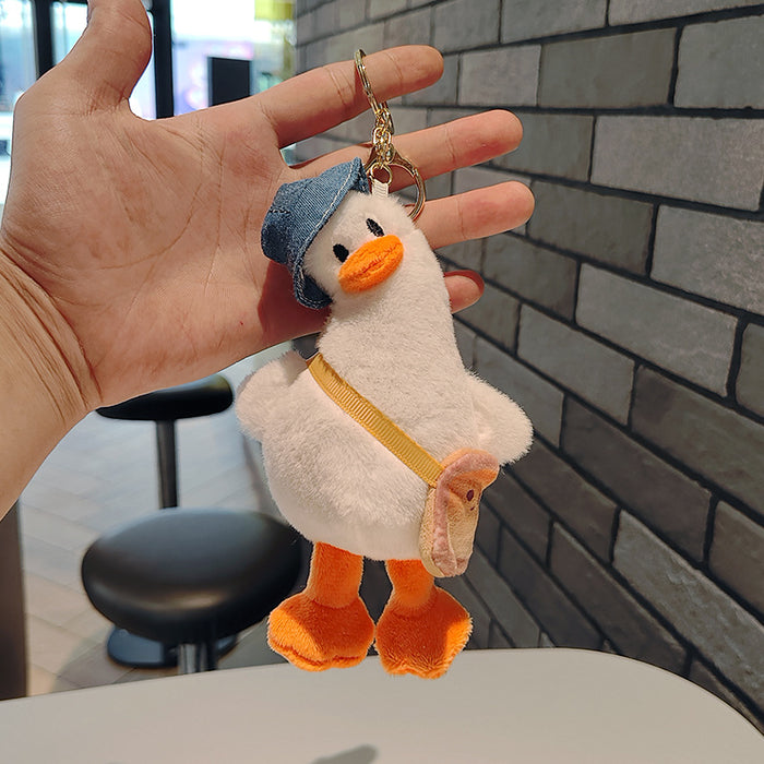 Wholesale Plush Duck Doll Keychain Pendant Bag Pendant Duck Doll