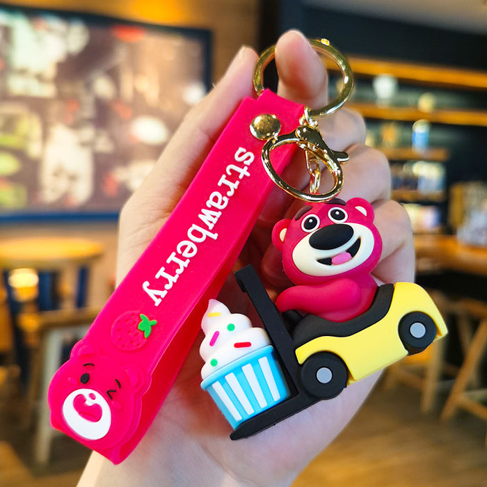 Wholesale Cartoon Silicone Doll Keychain JDC-KC-Tingm278