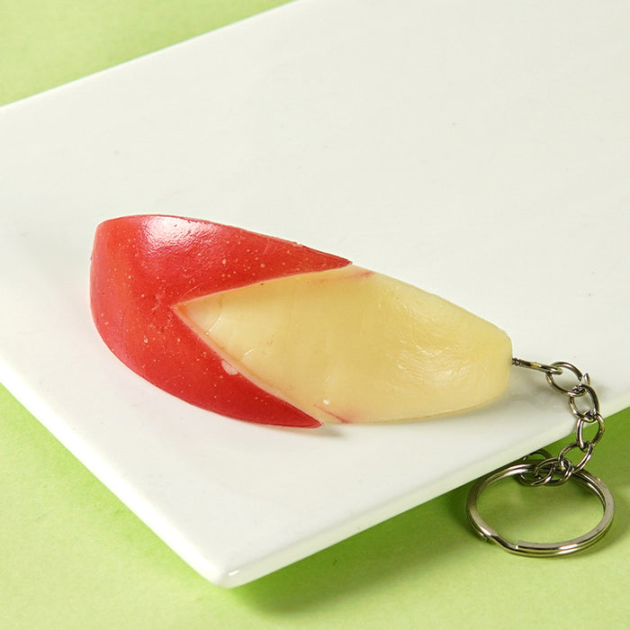 Wholesale Fashion Simulated Slices Keychain Pendant PVC Hanging Ornament MOQ≥2