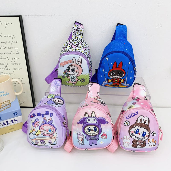 Wholesale  Kids Coin Purse   Cartoon Printed Chest Bag