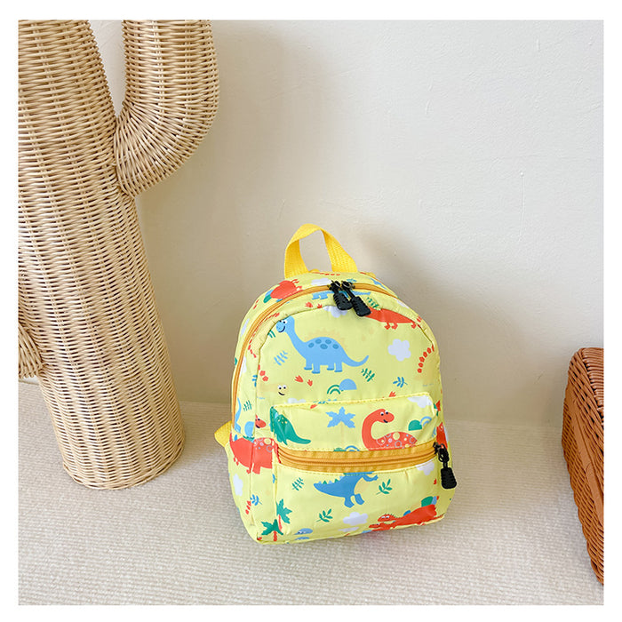 Wholesale New children's backpack with cartoon dinosaur pattern, kindergarten baby backpack