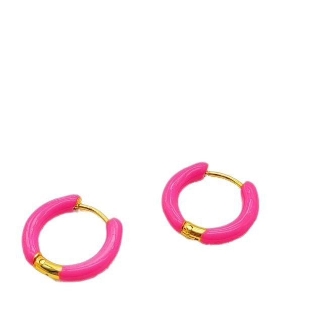 Wholesale Earrings, earrings, light luxury, high-end titanium steel jewelry