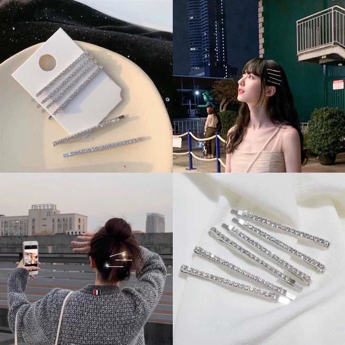 Wholesale Rhinestone Hairpin Top Clip Bangs Headwear Hairpin Clip Hair Accessories