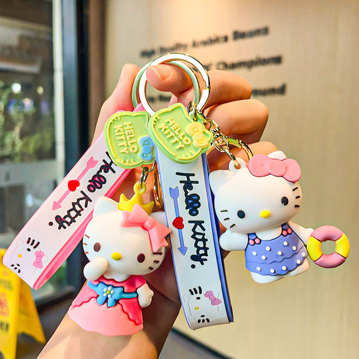 Wholesale Cartoon Three-dimensional Silicone Doll Keychain JDC-KC-MZL005