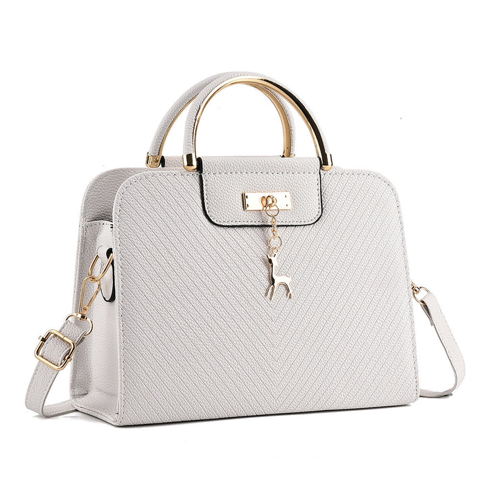 Wholesale Fashion PU Embossed Crossbody Bag Wine Red Medium Square Gift Resale
