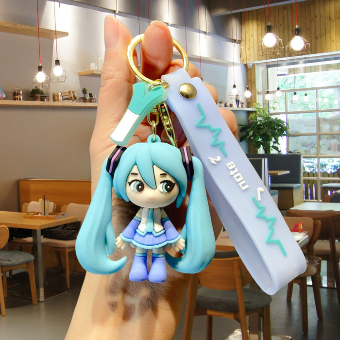 Wholesale PVC Cartoon Cute Doll Keychain JDC-KC-Yid026