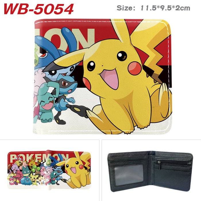 Wholesale Cute Anime Elf Pattern PU Bifold Wallet Short Card Holder Coin Purse Everyday Chic Fashion Accessory