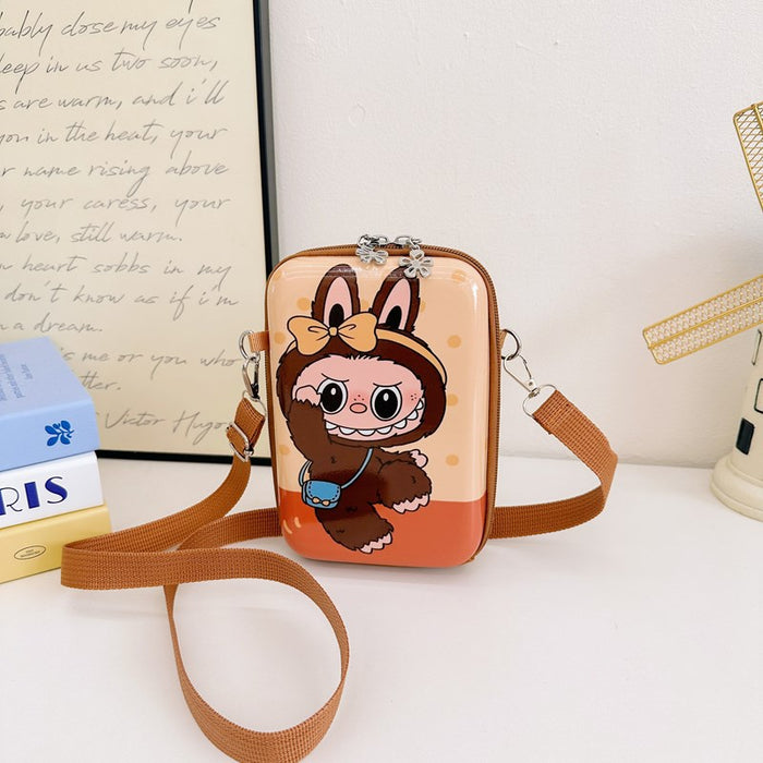 Wholesale Parent-child shoulder bag,  fashionable mobile phone bag fresh and sweet cartoon children' s shoulder messenger bag