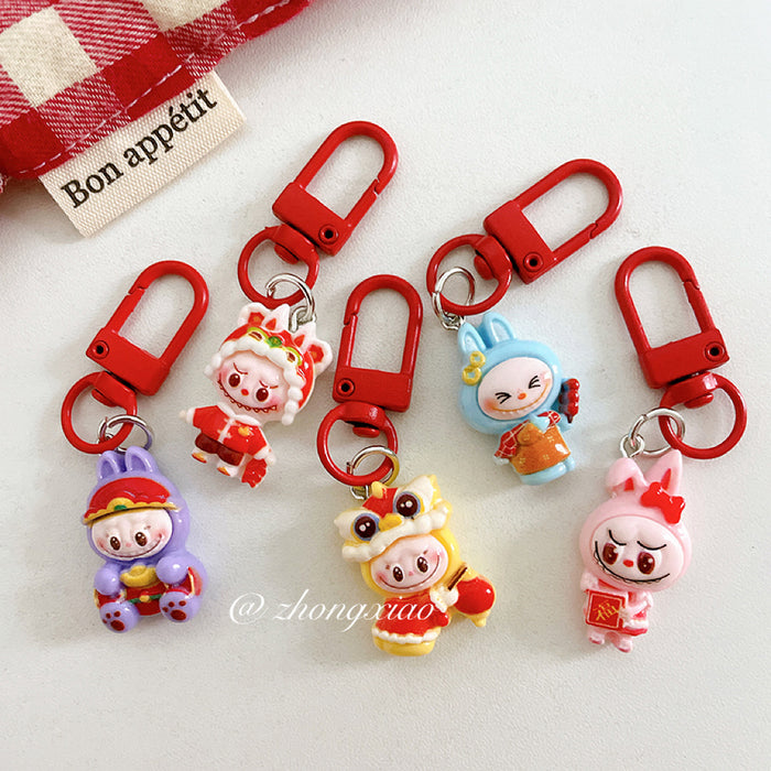 Wholesale Keychain pendant, cute cartoon backpack hanging accessory