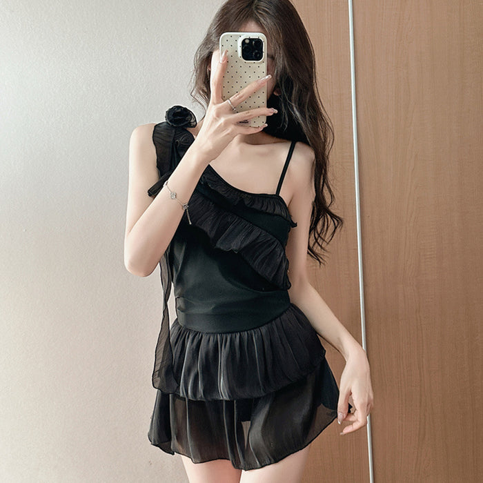 Wholesale Conservative swimsuit, light luxury and high-end one-piece swimsuit