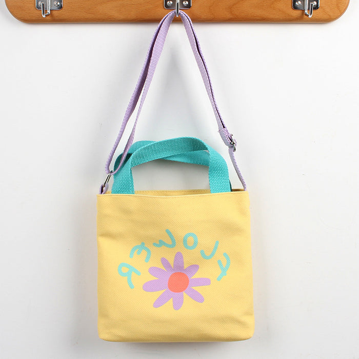 Wholesale Children's messenger bag printed handbag children's backpack sweet flower small bag