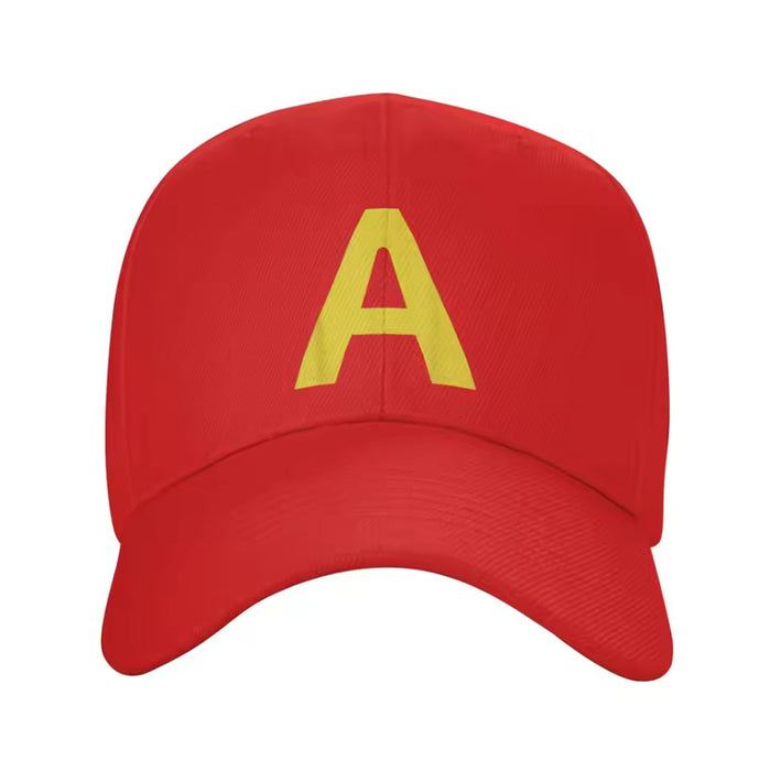 Wholesale Red Adjustable Baseball Cap Unisex Breathable English Letter Print Casual Fashion Accessory Hat